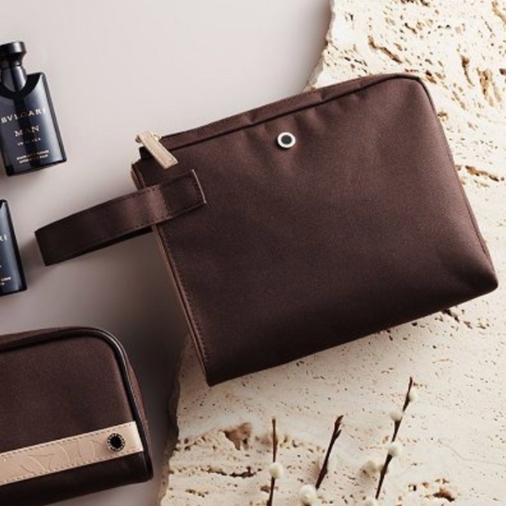 BVLGARI | Emirates Business Class Toiletry Pouch for Men
